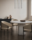 Saga Round Dining Table, 55in