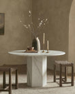 Saga Round Dining Table, 47in