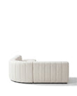 Channel Tufted Outdoor Corner Sofa, Left / Right