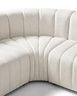 Channel Tufted Outdoor Corner Sofa, Left / Right