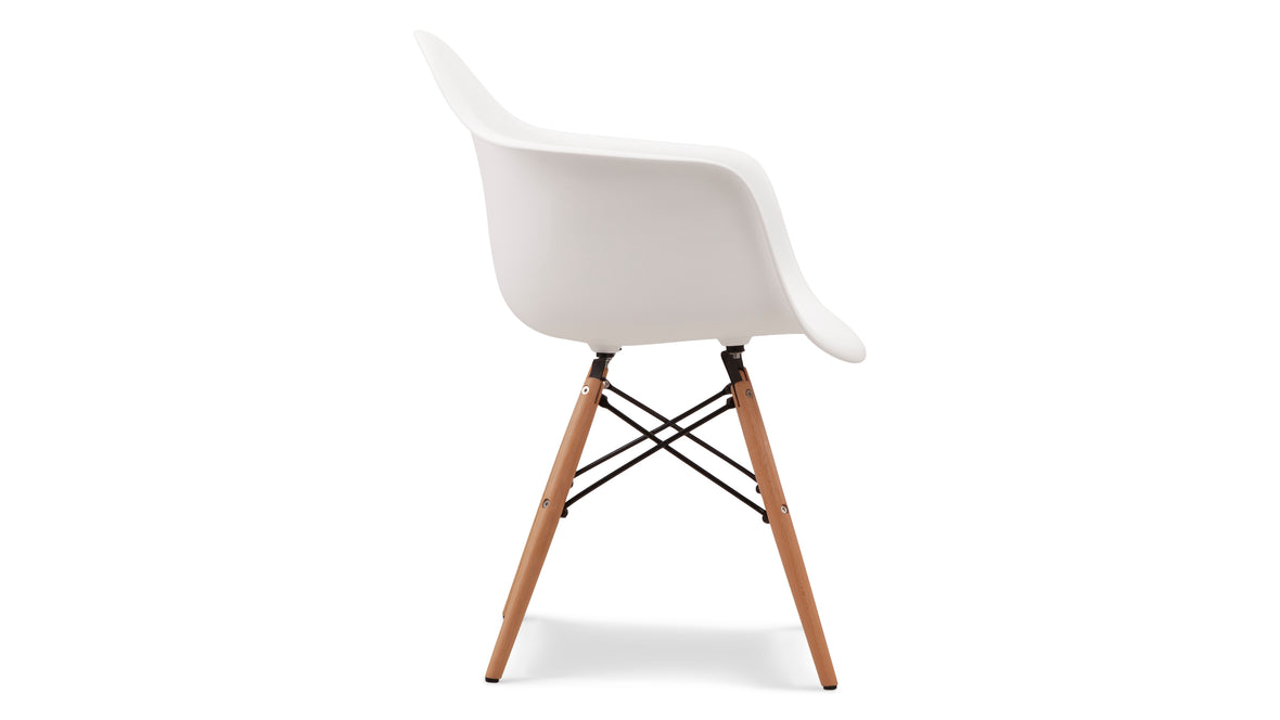Flynn Armchair - Flynn Molded Dining Chair, White