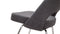Executive Style - Executive Style Armless Dining Chair, Graphite Wool