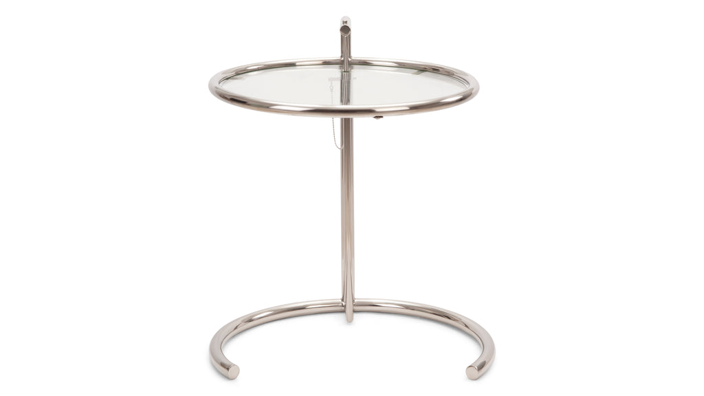 Eileen Gray Style Side Table, Glass | Interior Icons