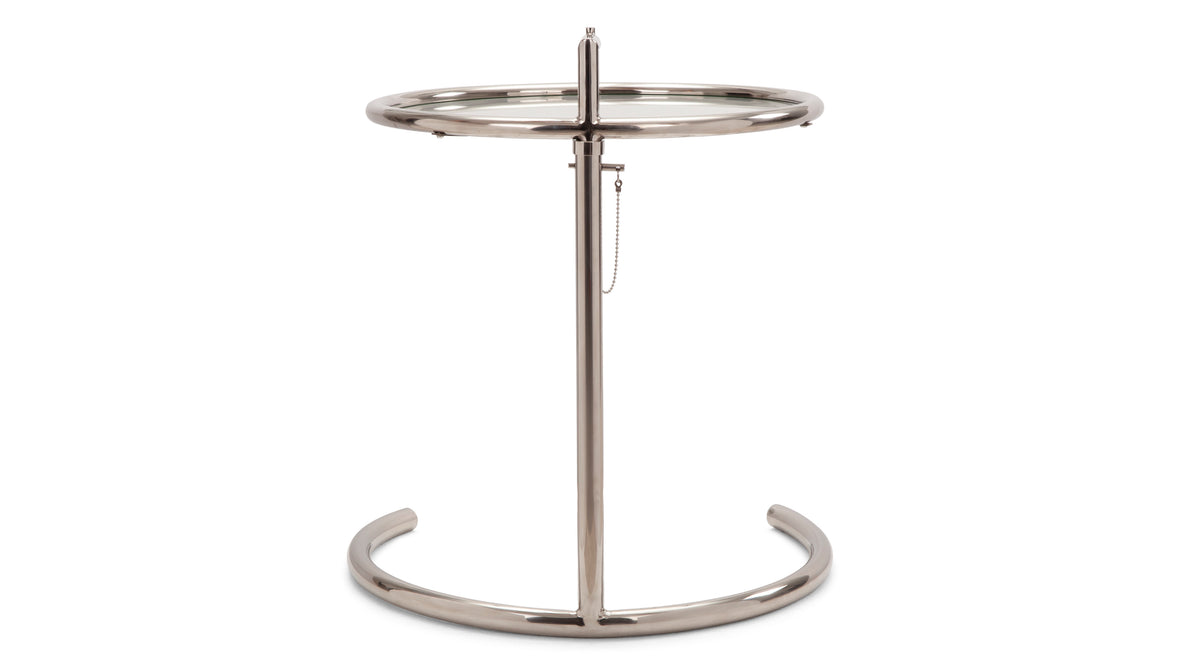 Eileen - Eileen Gray Style Side Table, Glass