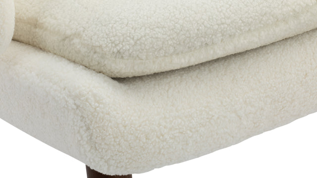 Pelican - Pelican  Lounge Chair, White Sherpa