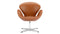 Swann - The Swann Chair, Tan Premium Leather