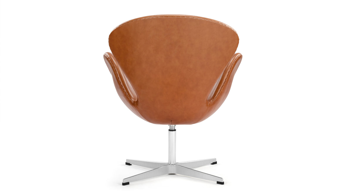 Swann - The Swann Chair, Tan Premium Leather