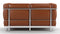 Corbusier Sofa - Corbusier Petit Modele Two Seater Sofa, Tan Premium Leather
