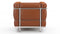 Corbusier Chair - Corbusier Petit Modele Lounge Chair, Tan Premium Leather
