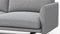 Toriko - Toriko Two Seater Sofa, Light Gray Wool