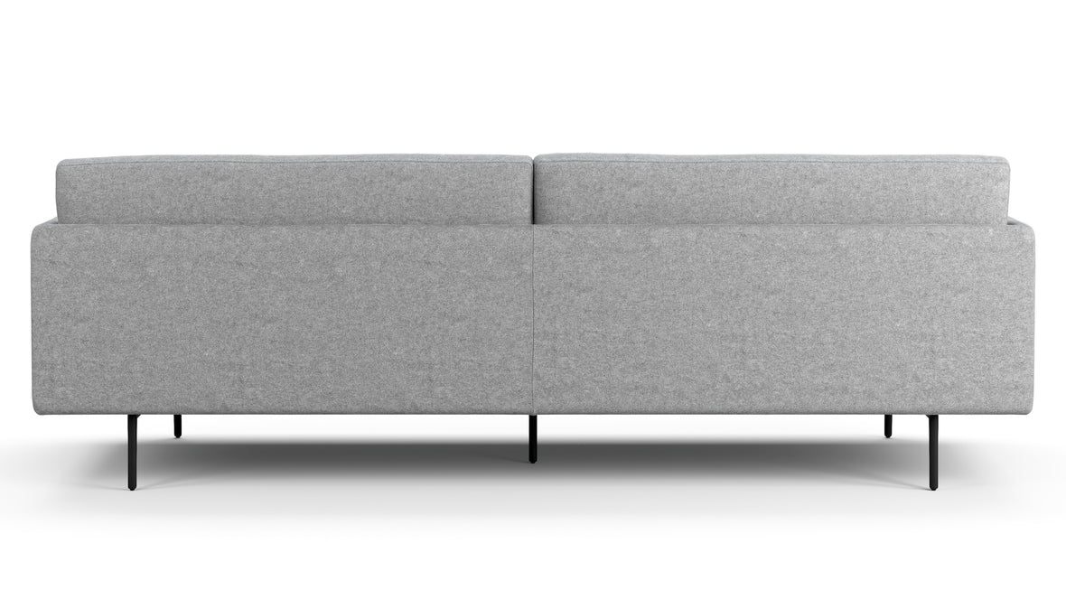 Toriko - Toriko Three Seater Sofa, Light Gray Wool