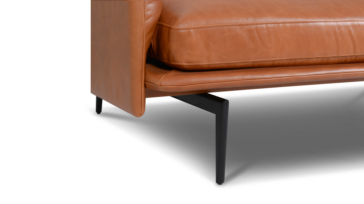 Toriko Sofa - Toriko Three Seater Sofa, Tan Premium Leather