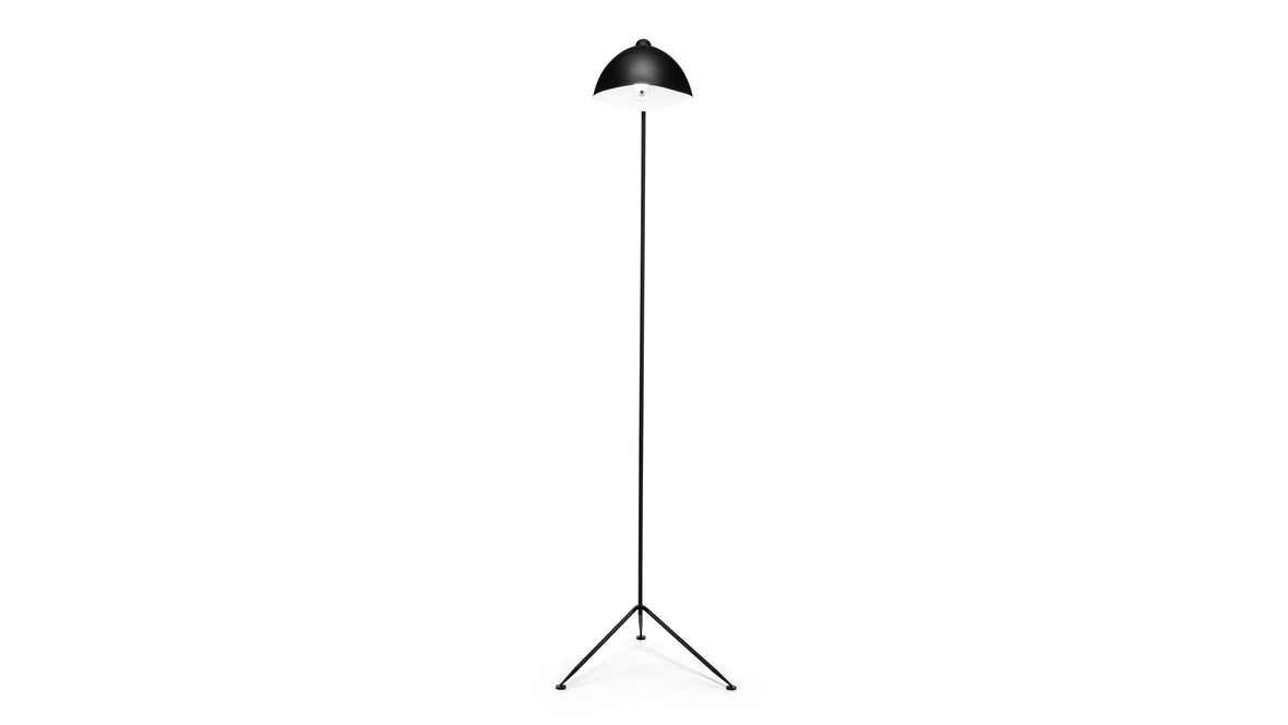 Mouille - Mouille Single Floor Lamp, Black