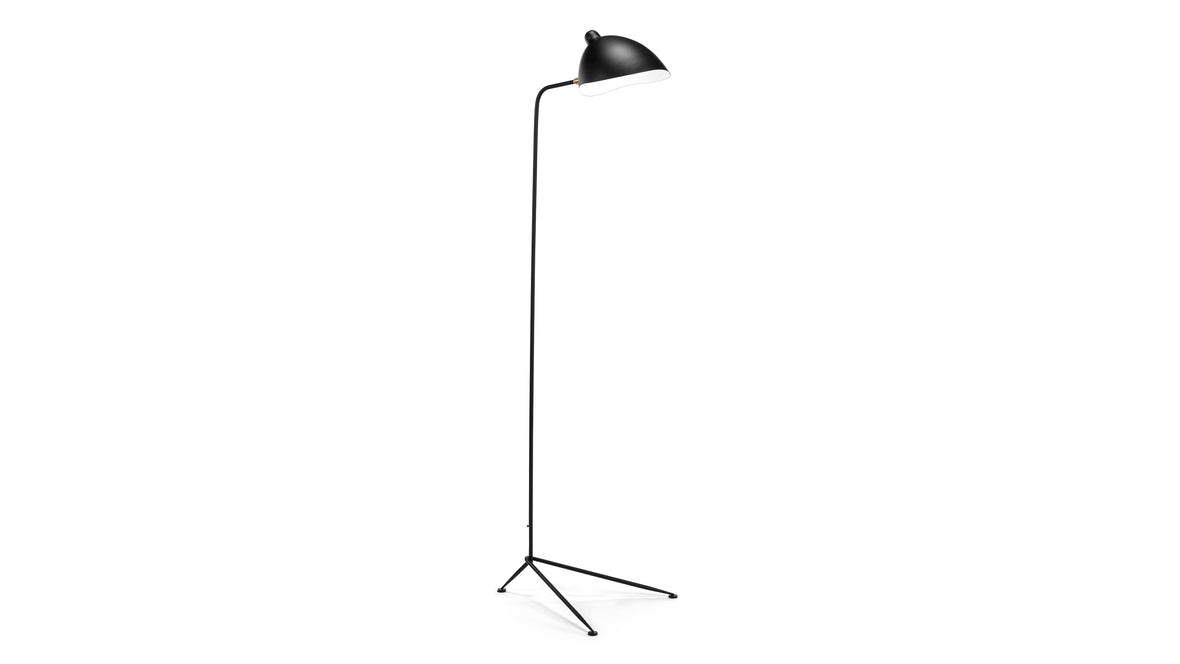 Mouille - Mouille Single Floor Lamp, Black