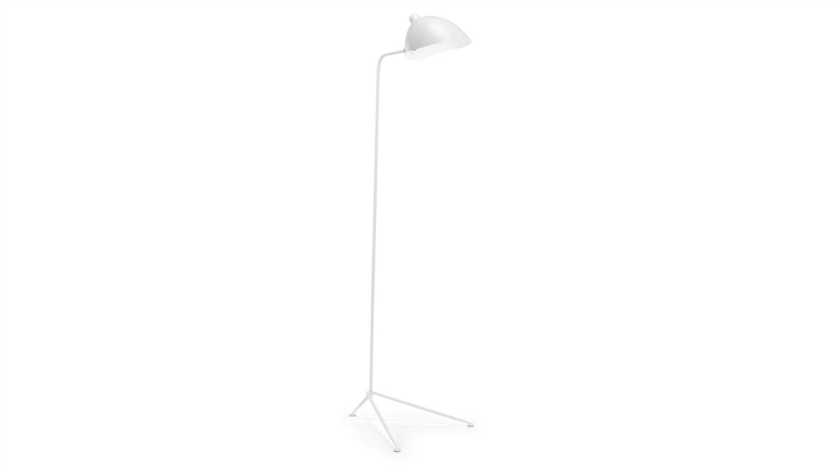 Mouille Floor - Mouille Single Floor Lamp, White