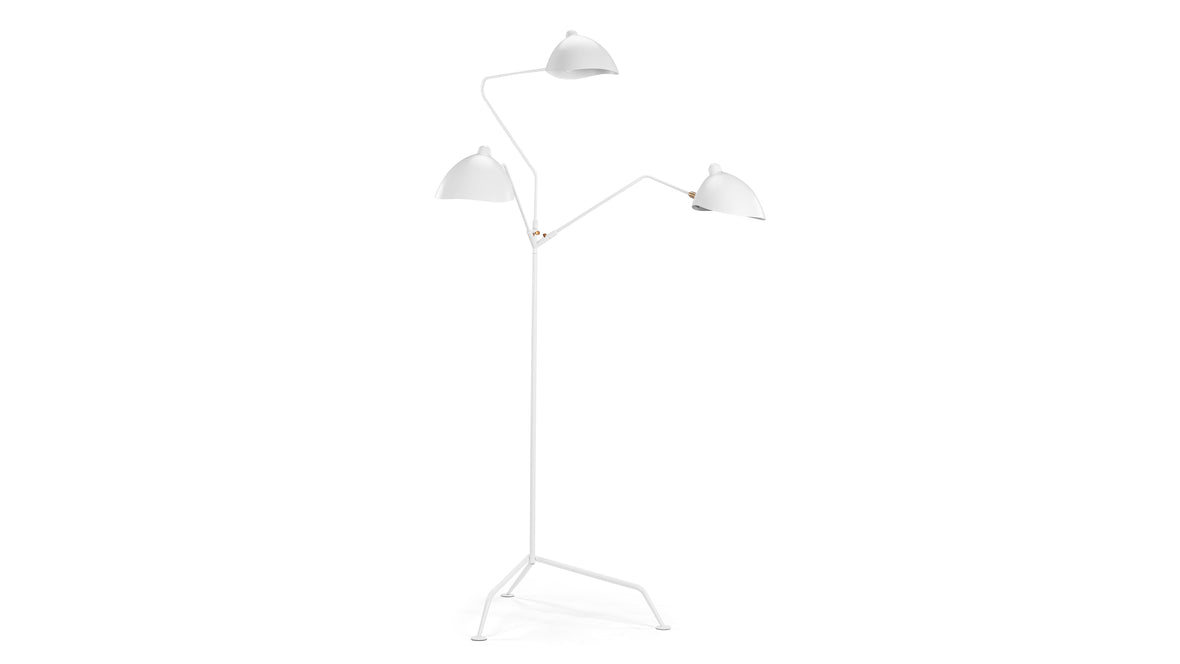 Mouille - Mouille Tripod Floor Lamp, White