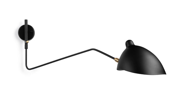 Mouille - Mouille Single Wall Light, Black