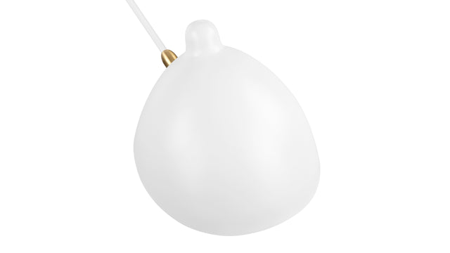 Mouille Wall - Mouille Single Sconce Wall Lamp, White