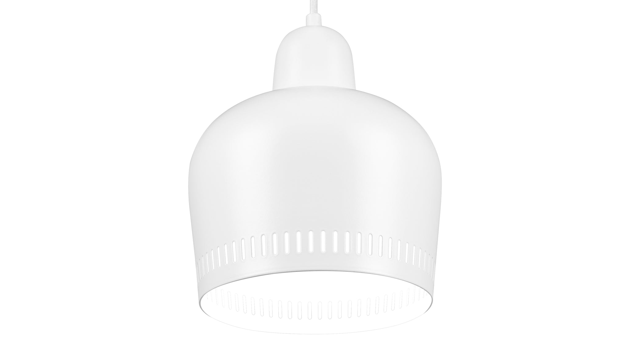 A330S Golden Bell Pendant Light, White | Alvar Aalto | Interior Icons