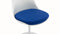 Tulip Style Chair - Tulip Style Side Chair, Deep Blue Wool