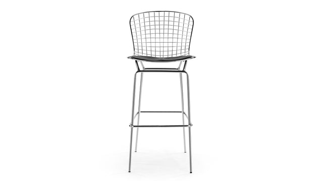 Bertie Chair - Bertie Bar Stool, Chromed Legs