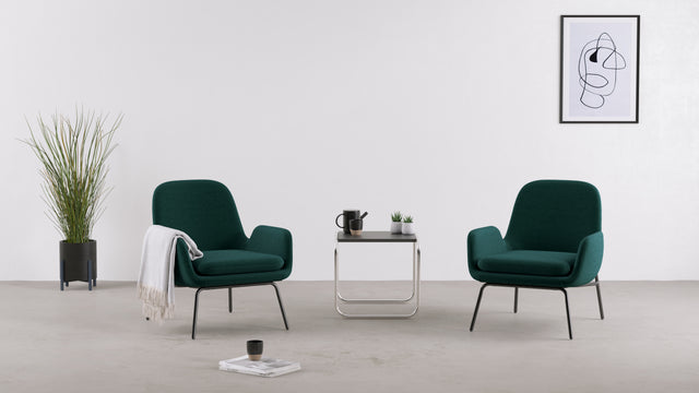 Miro - Miro Lounge Chair, Sacramento Green Wool