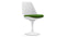 Tulip Style Chair - Tulip Style Side Chair, Green Wool