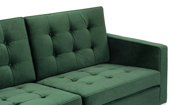 Florence Sofa - Florence Two Seater Sofa, Olive Green Velvet