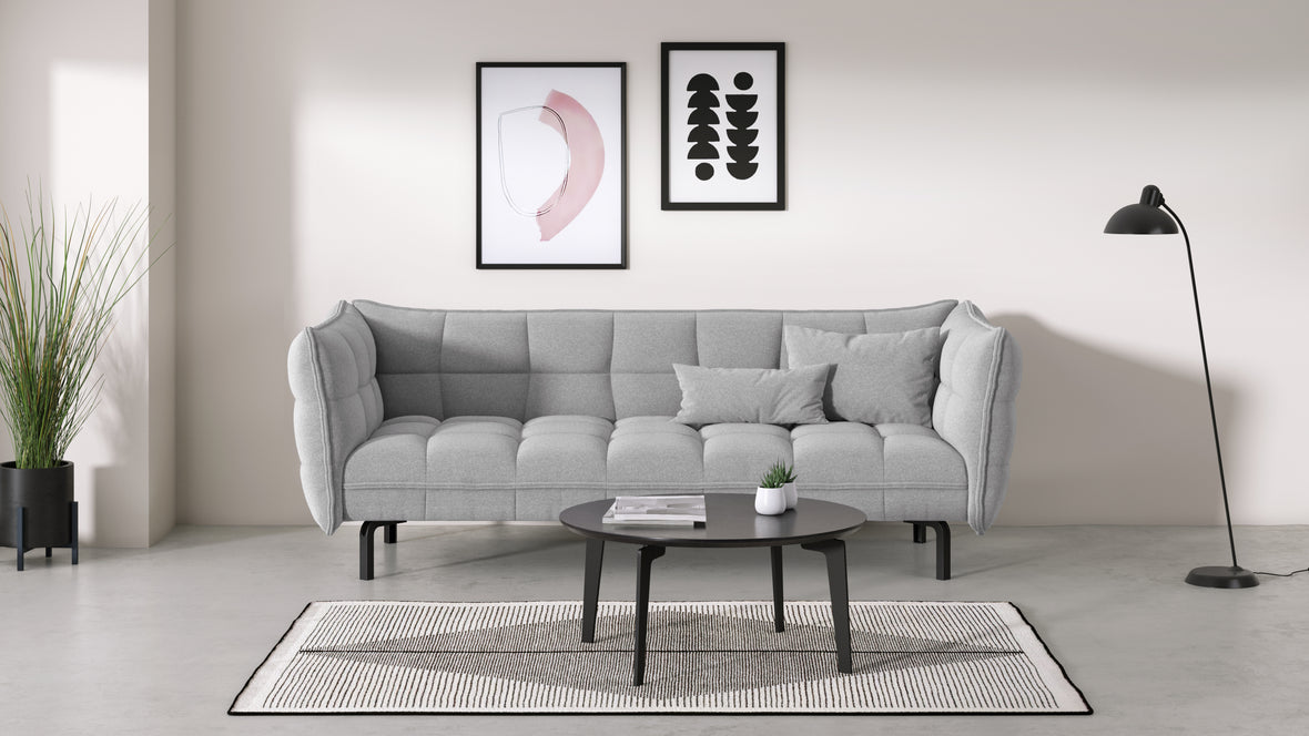 Skal - Skal Sofa, Light Gray Wool