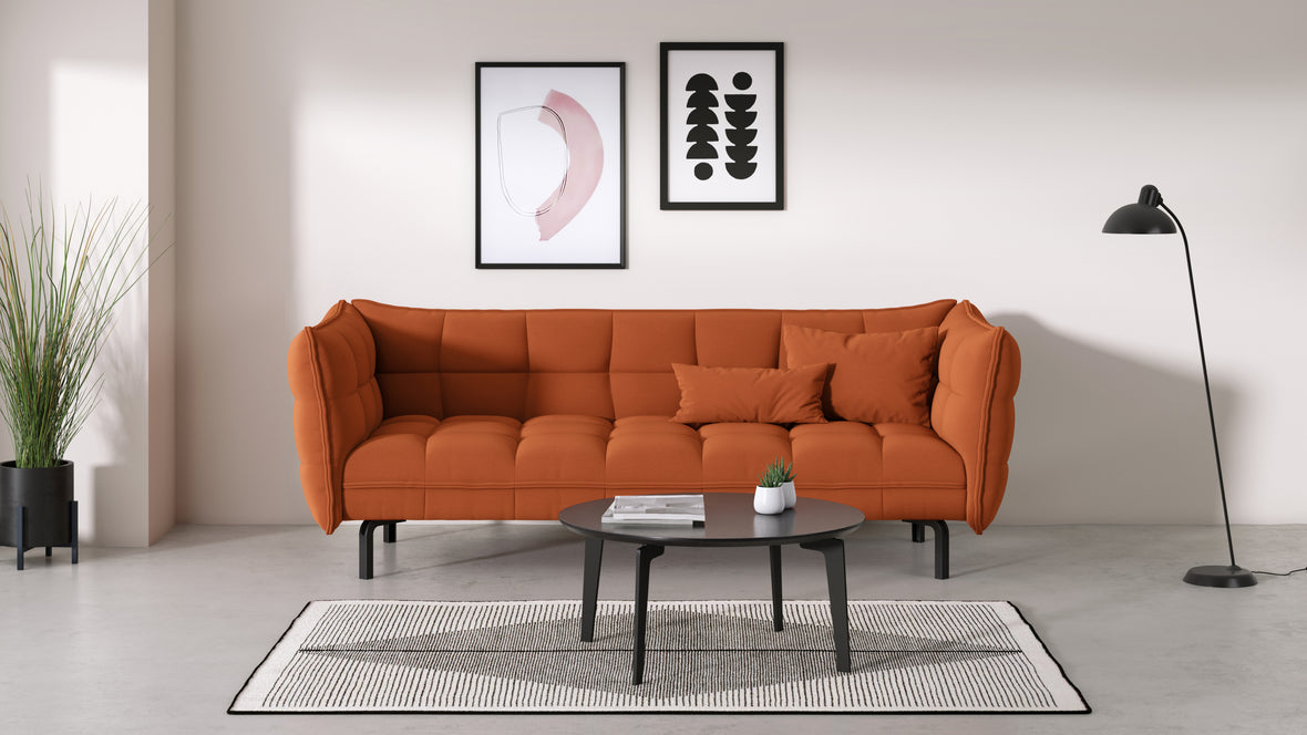 Skal - Skal Sofa, Burnt Orange Wool