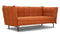 Skal - Skal Sofa, Burnt Orange Wool