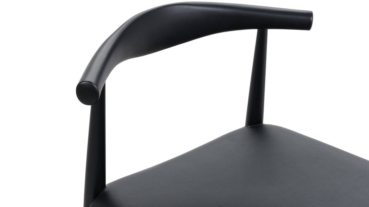 Elbow Chair - Elbow Chair, Black, Wide Version