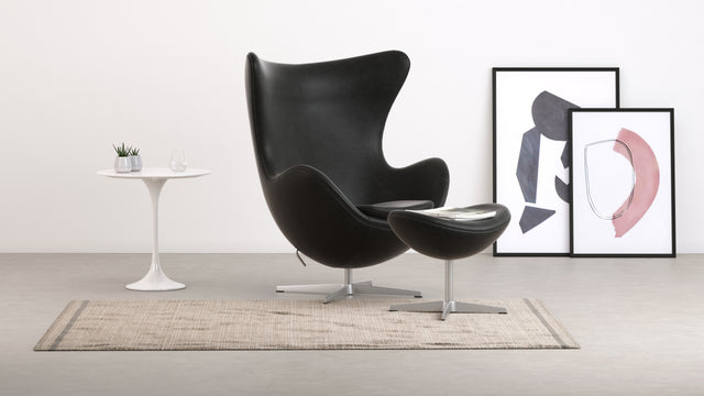 Arne - Arne Chair, Midnight Black Premium Leather