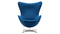 Arne Chair - Arne Chair, Indigo Blue Wool