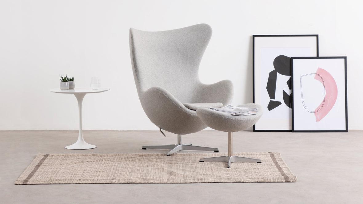 Arne - Arne Chair, Light Gray Wool