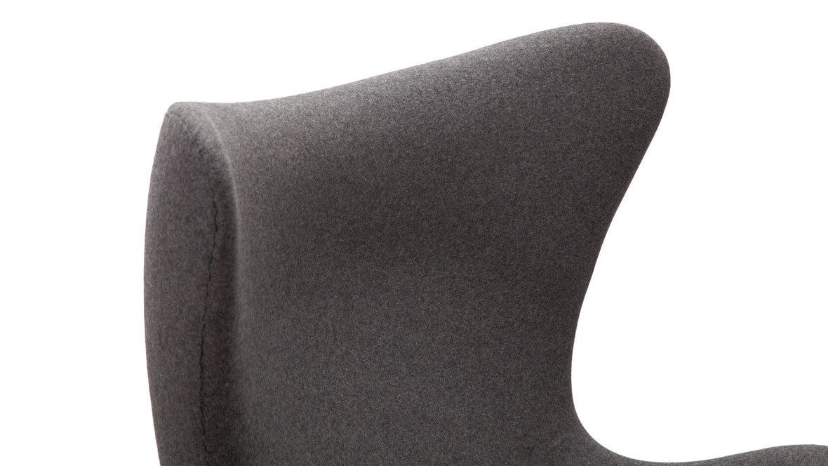 Arne - Arne Chair, Dark Gray Wool