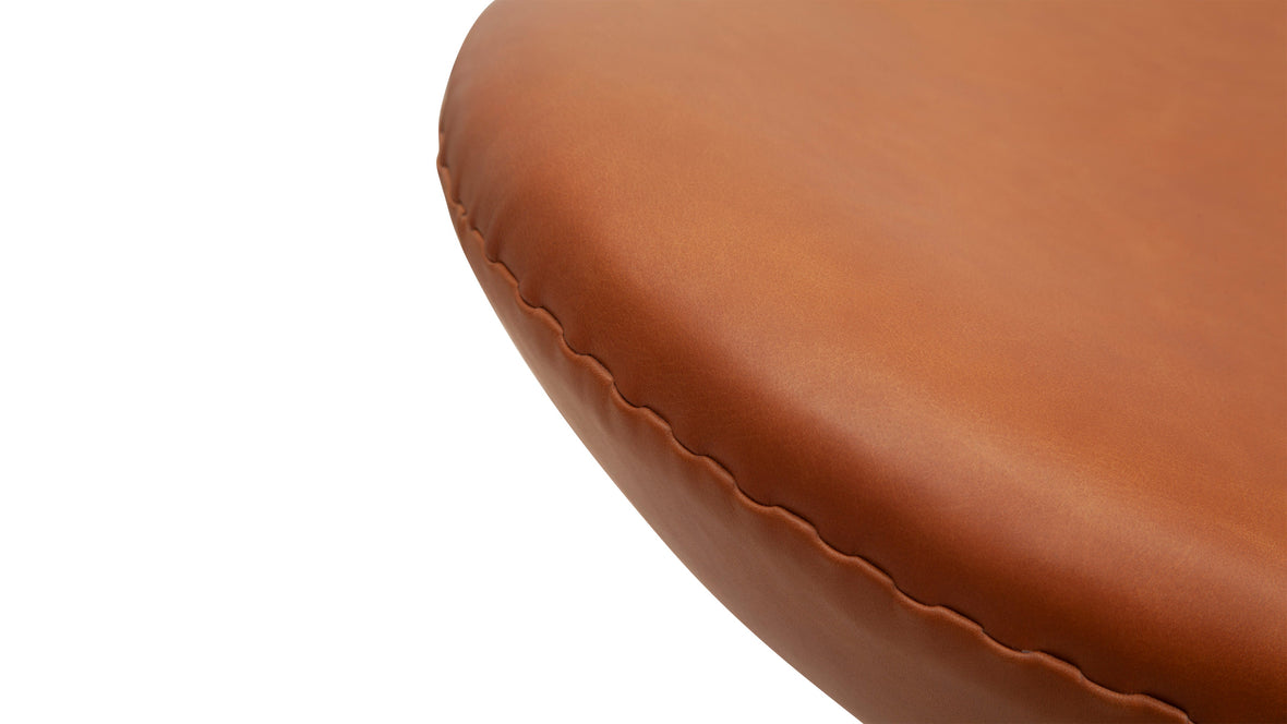Arne Ottoman - Arne Ottoman, Tan Premium Leather