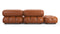 Belia Sofa - Belia Open End Sofa, Left, Tan Premium Leather