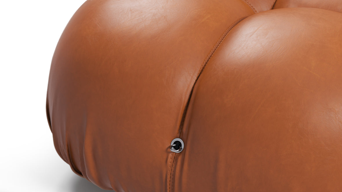 Belia - Belia Module, Armless, Tan Premium Leather