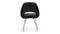 Executive Style - Executive Style Armless Dining Chair, Black Italian Leather