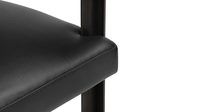 T Chair - T Chair, Midnight Black Premium Leather