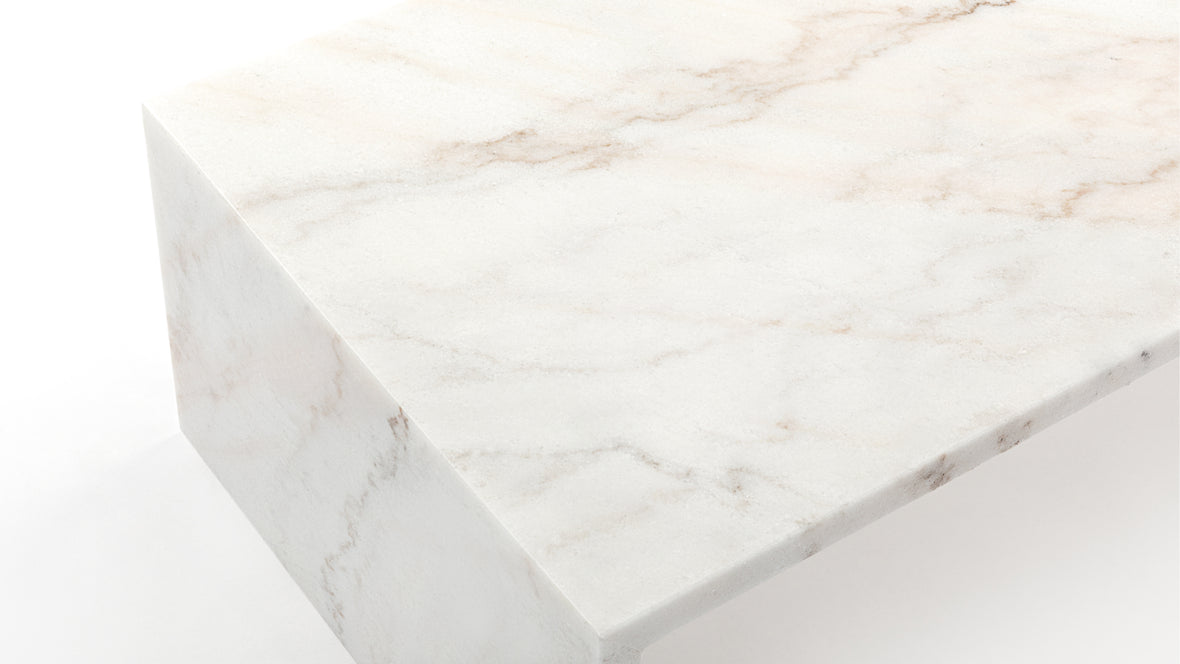 Ares - Ares Coffee Table, White Marble