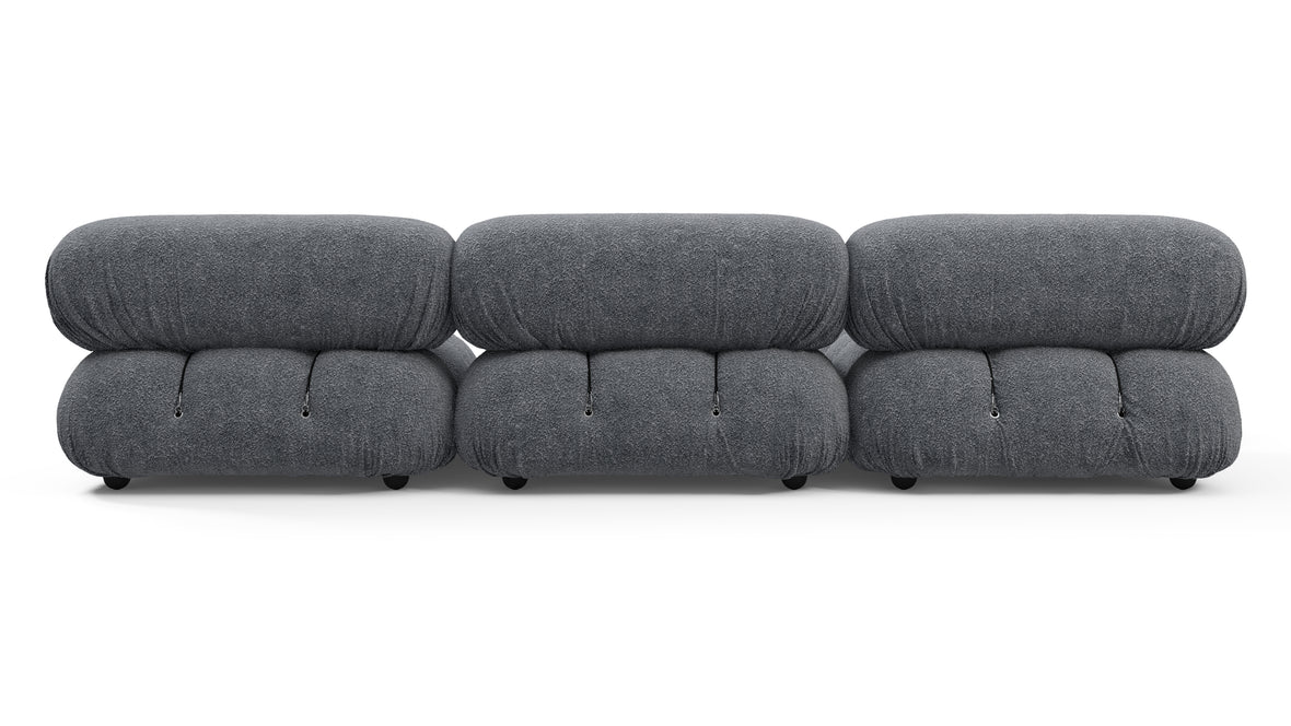 Belia Sectional - Belia Sectional, Left Chaise, Gray Boucle