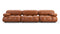 Belia Sofa - Belia Three Seater Sofa, Tan Premium Leather