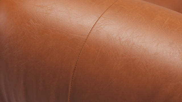 Belia - Belia Sectional, Left Chaise, Tan Premium Leather