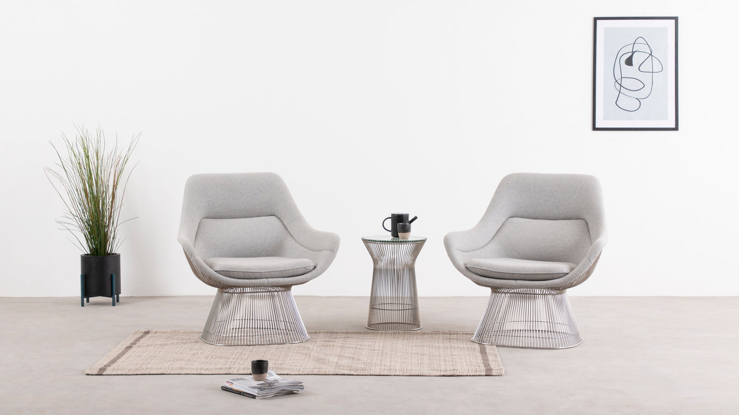 The perfect fusion of form and functionality|The Platner Inspired Collection combines a stunningly unique aesthetic with functionality and comfortability. Our Lounge Chair is truly the trifecta. It’s a beautiful statement piece that’s just as cozy as it is visually appealing.
