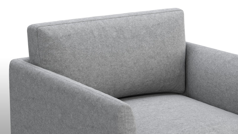 Designed for Comfort|In addition to a spacious, deep seat that’s filled with foam for exceptional comfort and support, the Toriko Armchair rests on powder-coated metal legs. The strong base enhances this piece’s level of relaxation even further.
