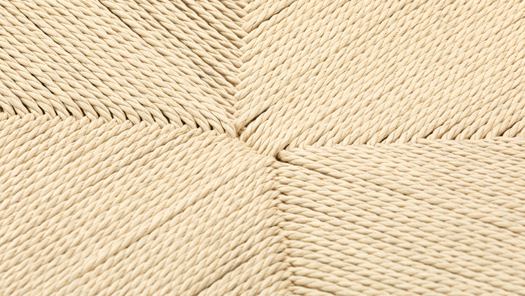 METICULOUSLY CONSTRUCTED | The beauty is truly in the details when it comes to the Wish Chair. Each chair is handcrafted, as evidenced by the stunningly intricate seat, which is woven by hand by our artisans. Our wish is that you’ll use your Wish Chairs on a daily basis before passing them down to future generations.
