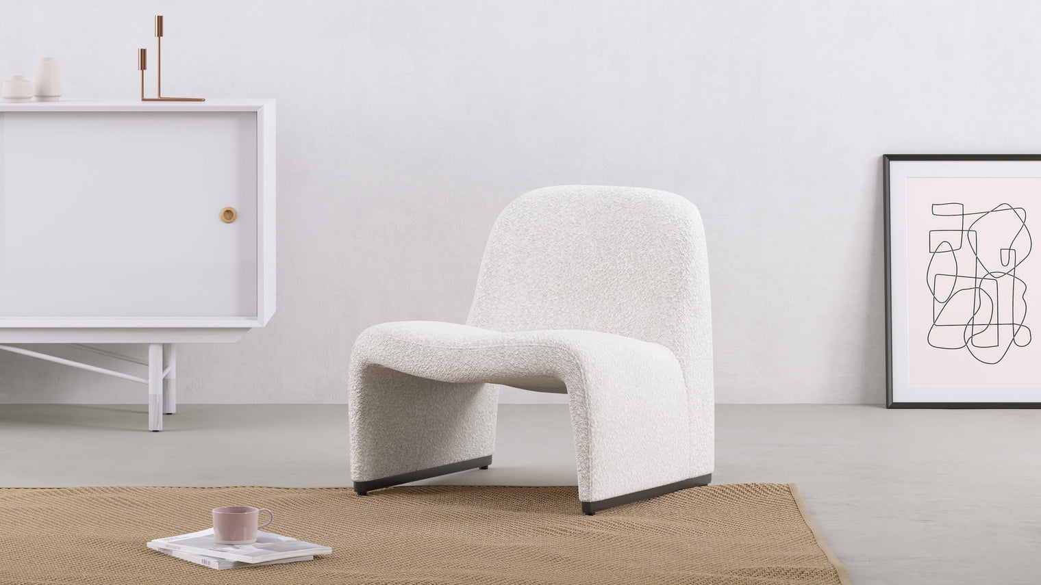 Timeless Design | An undeniable mid-century icon, the popularity of the Alky chair in contemporary interiors is proof that good design transcends time and space. Simple yet striking in design, this elegant lounge chair promises ultimate comfortability without compromising on style.
