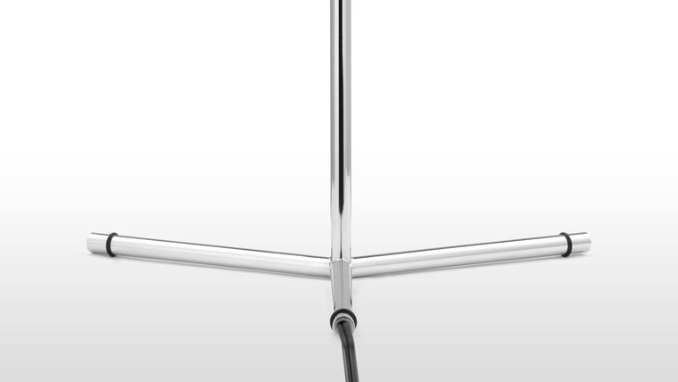 Beauty in the Details | Expertly crafted with a steel frame and available in brushed brass, chrome and black finishes, this contemporary design is finished with a statement blown-glass opal diffuser, perfectly balanced on the edge of the slender stem. The Iris Table Lamp is designed to illuminate with a soft glow, creating an ambient lighting solution which is both stylish and atmospheric.
